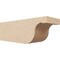 Ekena Millwork 4in. W x 4in. H x 12in. L Del Monte Woodgrain TimberThane Rafter Tail, Primed Tan RFTUR04X04X12DELRCPR - alternate 1